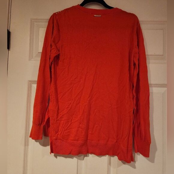 Michael Kors coral colored studded sweater M - Picture 5 of 5